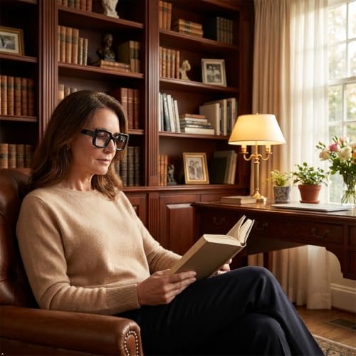 Image of Eyekepper Reading Glasses, Readers for Women, 0.5 Black Stylish