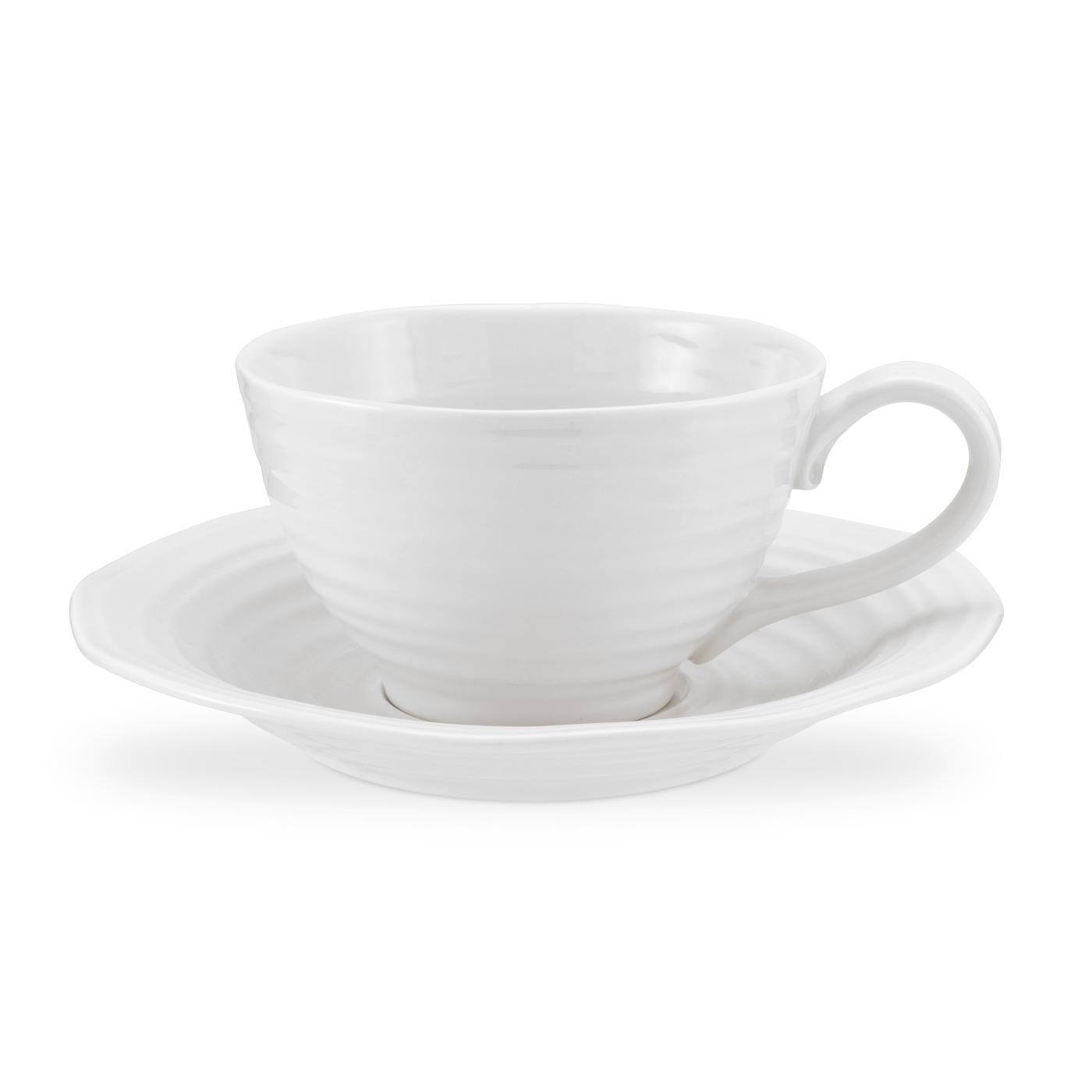 Portmeirion Sophie Conran White Jumbo Cup and Saucer