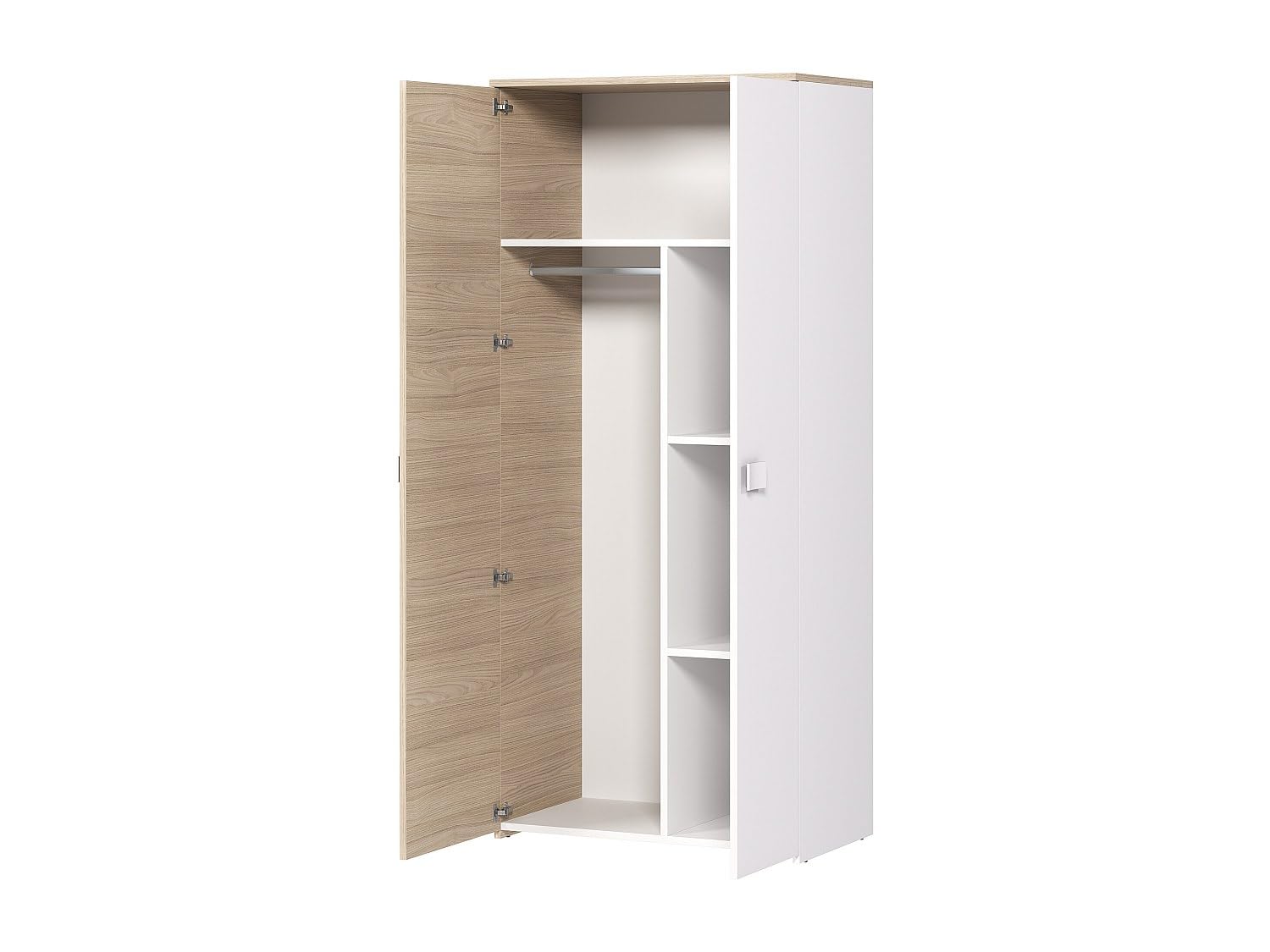 DEKIT GRUPO RIMOBEL Dina Armario Juvenil, Tableros de partículas, Blanco, Normal