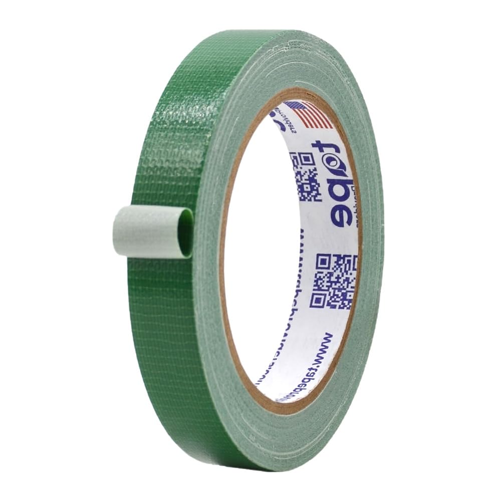 MAT Duct Tape Dark Green Industrial Grade, 3/4 inch x 60 ft. Waterproof, UV Resistant for Crafts, Home Improvement, Repairs, & Projects