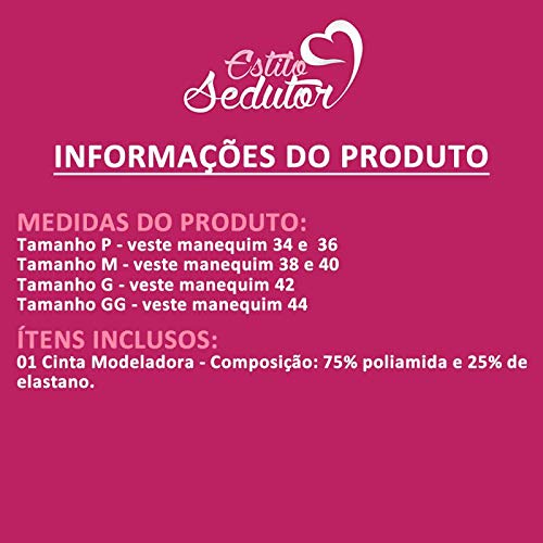 Cinta Modeladora Abdominal Pós-Cirúrgica Pós Parto Bege Preta ou Castanho - LP30047