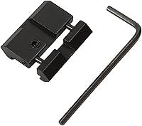 Vista 2 de Adaptador ajustable de 0.787 in Picatinny a 0.433 in, mini convertidor de riel de aleación de aluminio ligero