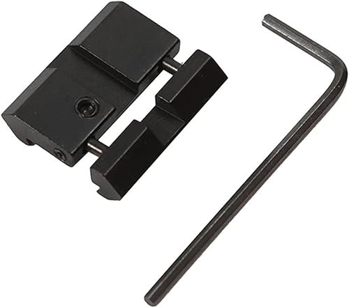 Miniatura 2 de Adaptador ajustable de 0.787 in Picatinny a 0.433 in, mini convertidor de riel de aleación de aluminio ligero