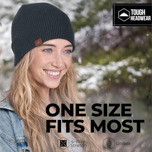 31% Off Tough Headwear Ribbed Beanie Hat - 2-Pack Stretch Fit