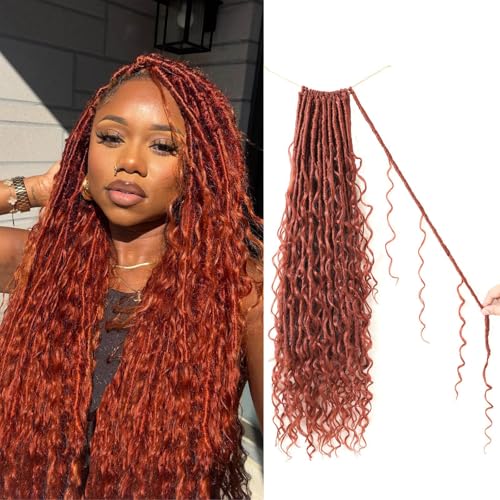 9 packs Boho Faux Locs Crochet Hair, 24 Inch,...