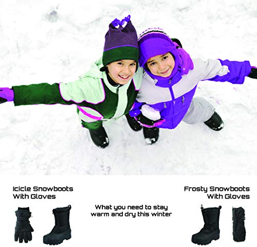 Frosty Kids Winter Snow Boots & Gloves Combo for Girls & Boys4