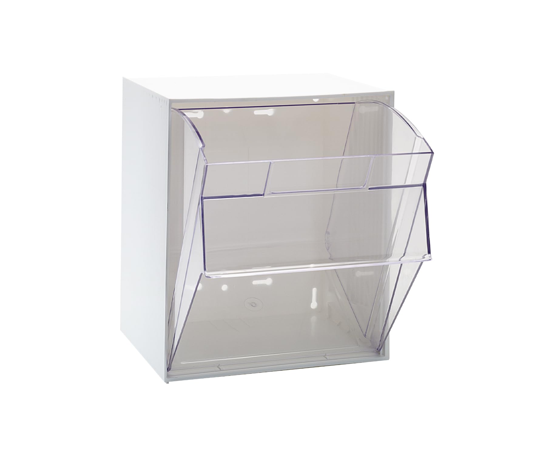 Bin Unit,1 Tip Out Bin,White