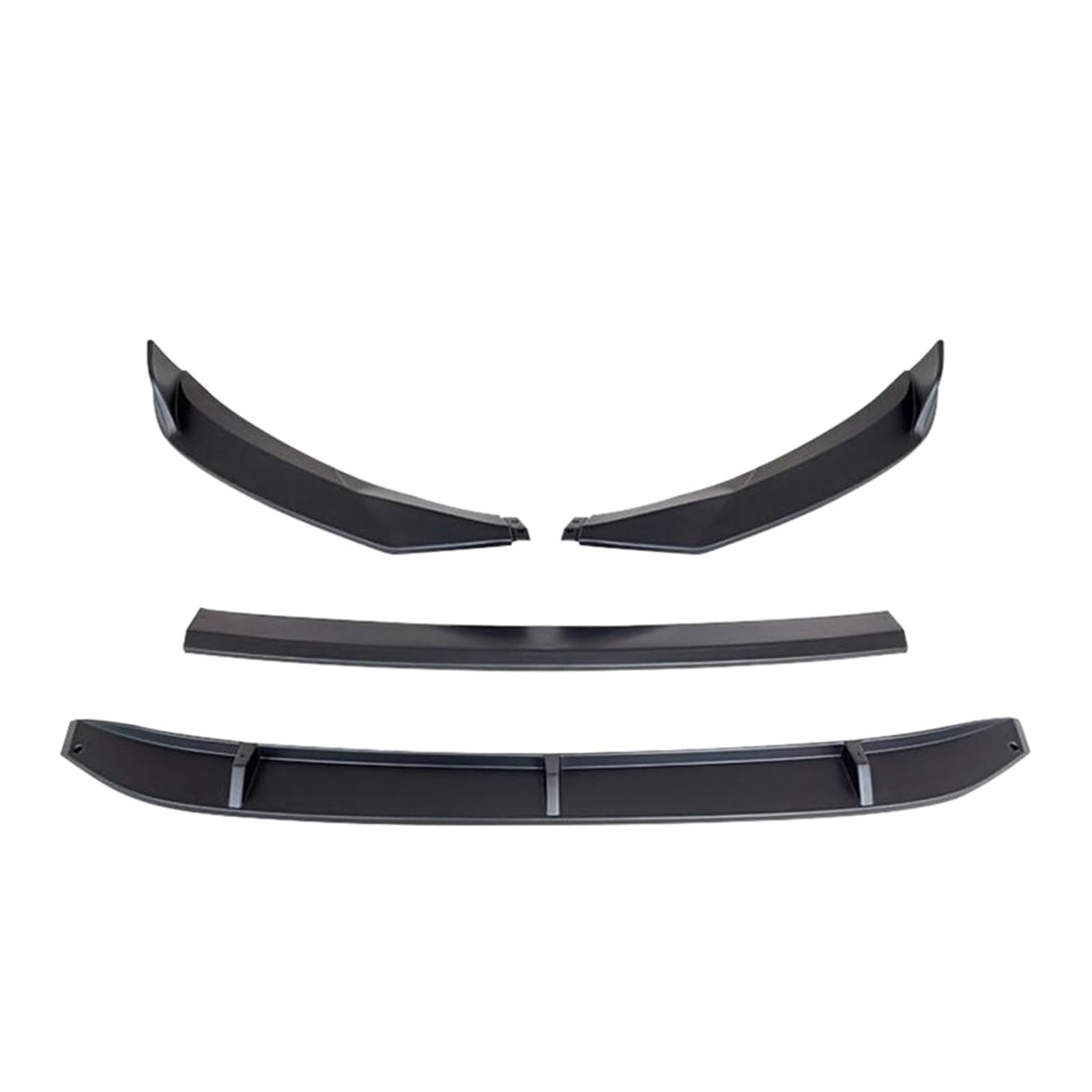 Front Bumper Lip Spoiler Side Splitter Body Kit Deflector Guards Car Accessories Compatible For V/W Arteon CC 2019 2020 2021(Matte Black)