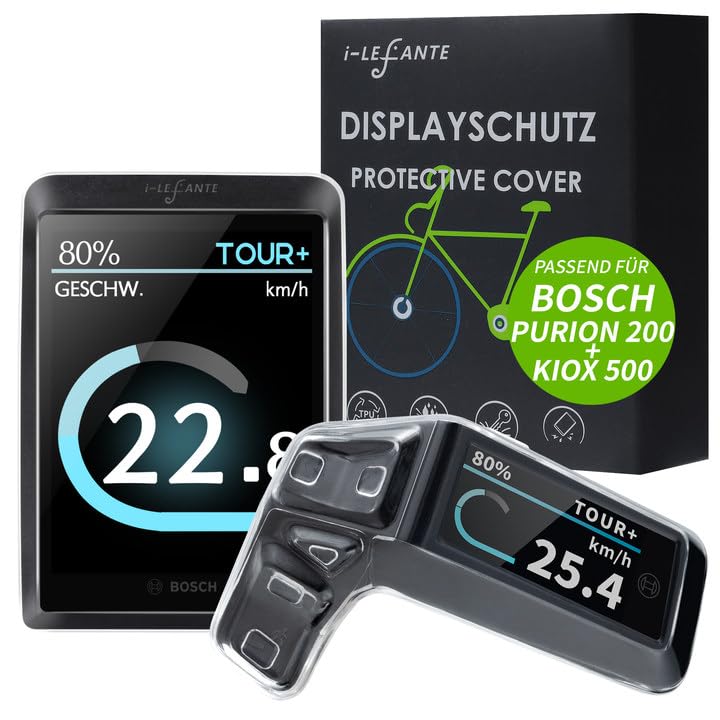 Besudo Proteggi Schermo Per Bosch Kiox 500 - Custodia Impermeabile, Antigraffio, Per Display E-Bike, Modello L046-K - Foto 10