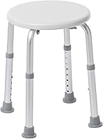 Vista 1 de Drive Medical Shower Stool - Adjustable Height - Lightweight Aluminum Construction - 300 Lb Weight Capacity - Compact Tub & Shower Seat - Safety