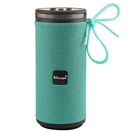 Hitage BT-5.0|(Green) Bingo Series Music Playing Power Sound and BASS Tube TF Card Slot 10W Bluetooth Speaker  (Green, 5.0 Channel)