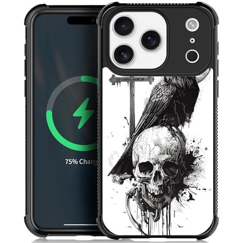 Coque iPhone nmasd Pro MagSafe rigide pour éviter les rayures et les bris d'écran
