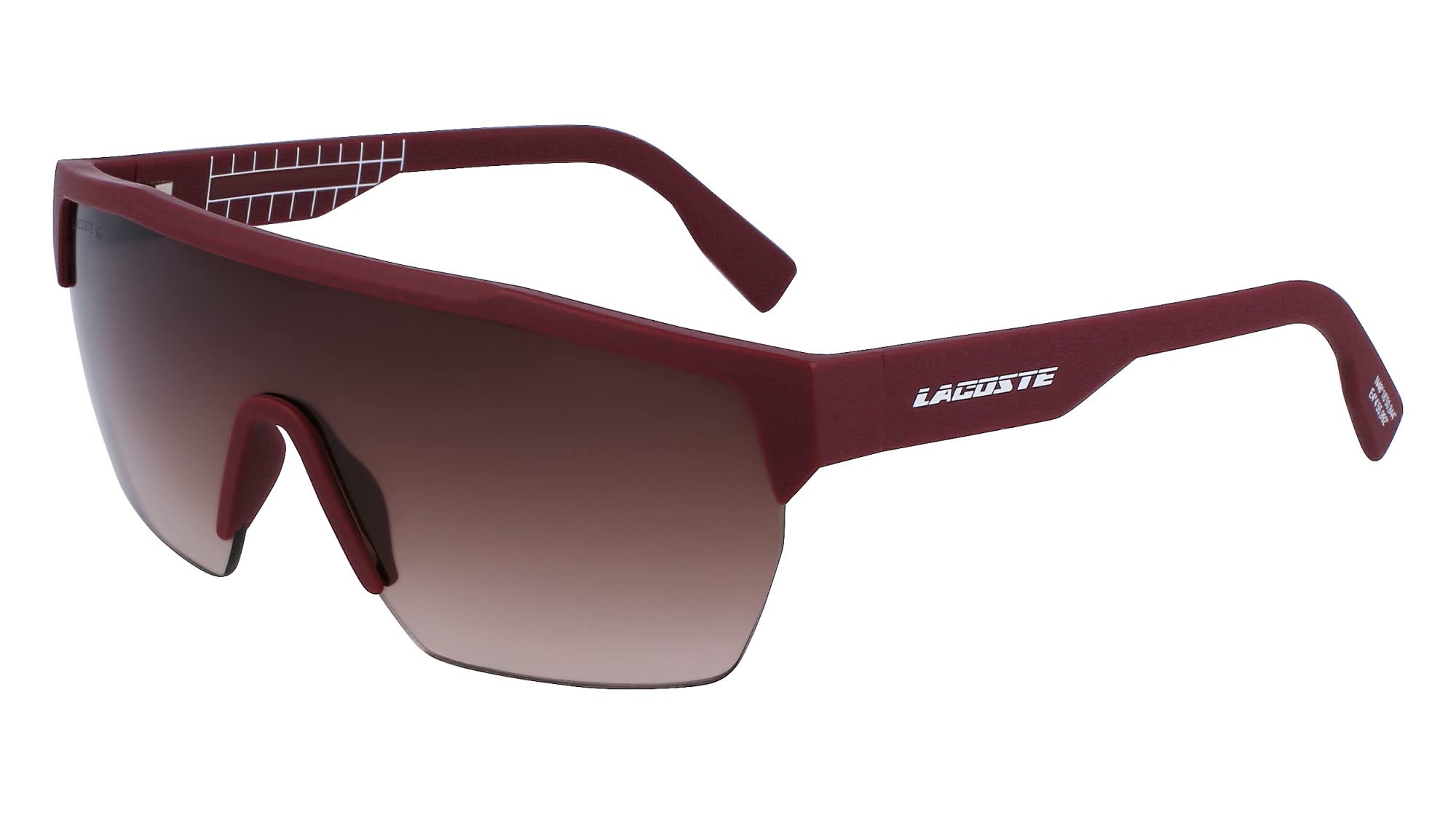 Lacoste Dark Red sunglasses Lacoste L6077S 601 - Transparent Burgundy Sunglasses  main image 4