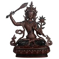 Amazon｜真鍮の知恵仏Wenshu Manjushri Bodhisattva Statue (23