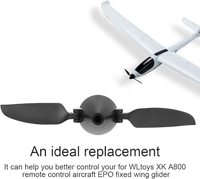 RC Aircraft Glider Propeller Set, EPO Fixed Wing Replacement Propeller for Enhanced Flight Performance, Compatible with A80 Remote Control Gliders, Efficient for Flying