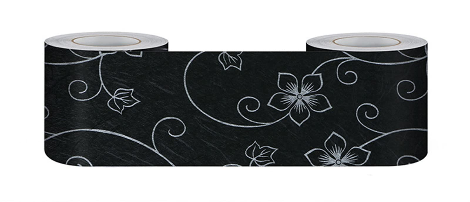 Guest Ruyunlai Black Cherry Blossoms Wallpaper Border,Peel And Stick 15Cm X 500Cm