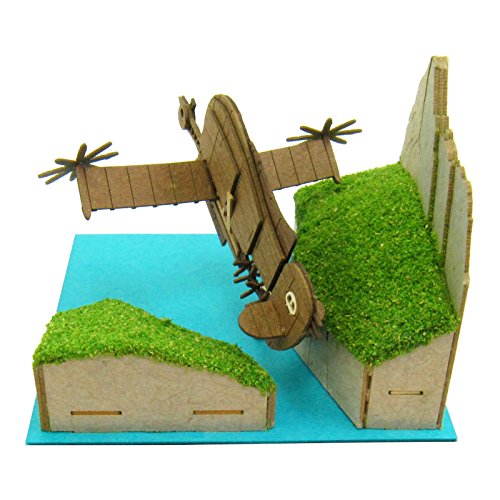 Studio Ghibli mini-Laputa: Castle in the Sky Tiger Moth commencer MP07-18 non-echelle papier craft – vue 5