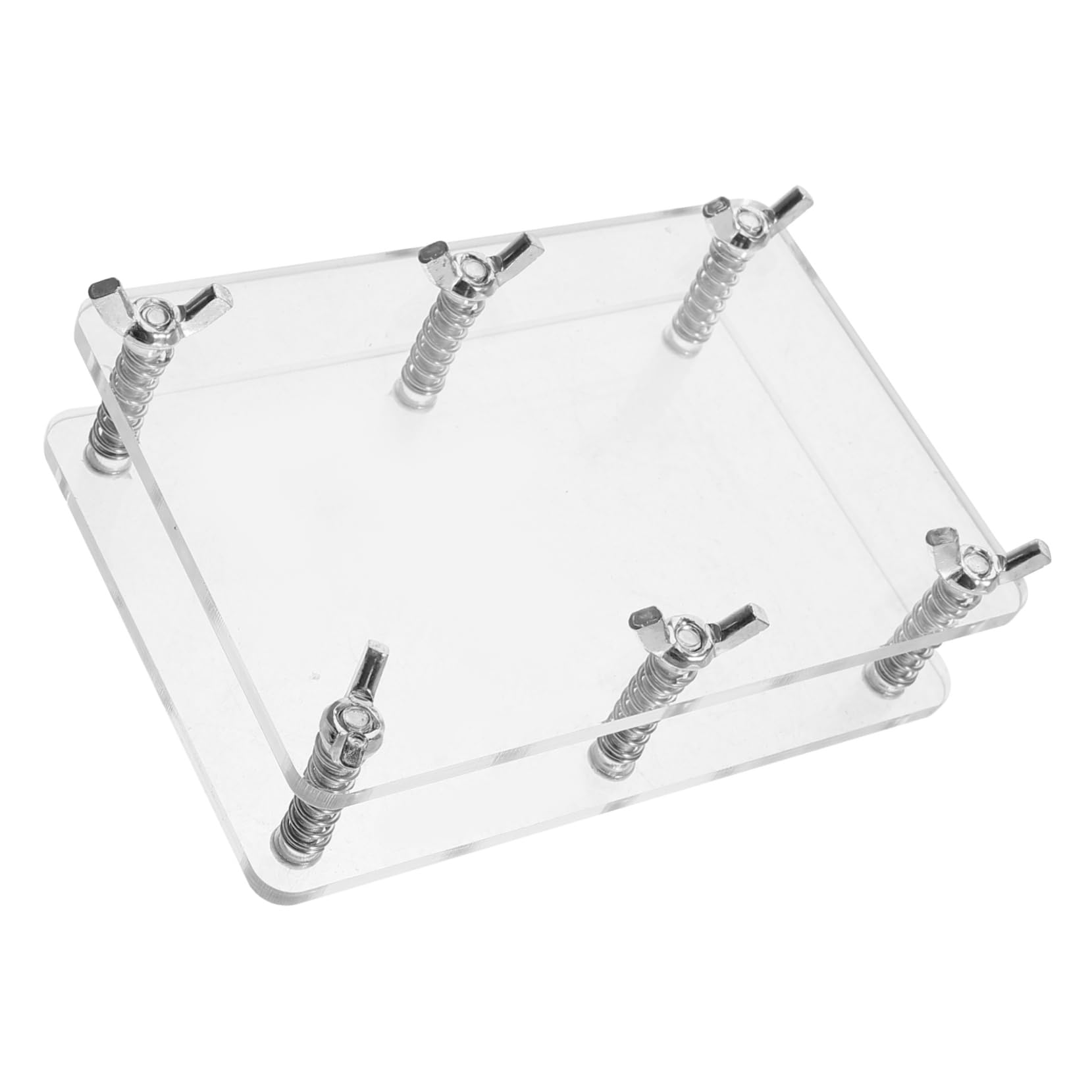 BESTonZON Card Curve Repairing Tool Transparent Game Card Pressing Device User Friendly Design for Collectors Enthusiasts