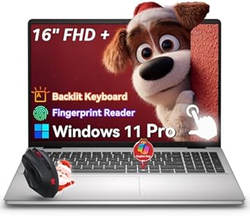 16 Touchscreen Laptop DC16251, Intel Core 7 150U(up to 5.4 GHz), 32GB DDR5, 1TB SSD, 16:10(1920 x 1200) 300 Nits Display, Fingerprint & Backlit KB, Win 11 Pro, Copilot Key, for Business & Student
