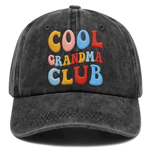 Writpoty Mother Day Grandma Gifts Gifts for Grandma Grandma Hat - Embroidered Hat for Mothers Day Birthday Christmas Retirement - Adjustable Baseball Cap
