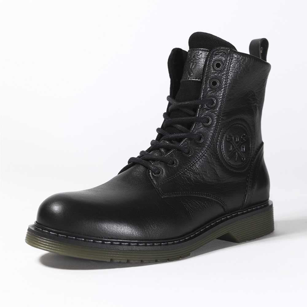 John Doe Motorradschuh Sixty | XTM| Threepoint Protection | Lederstiefel aus Rindsleder | Rutschfeste Sohle