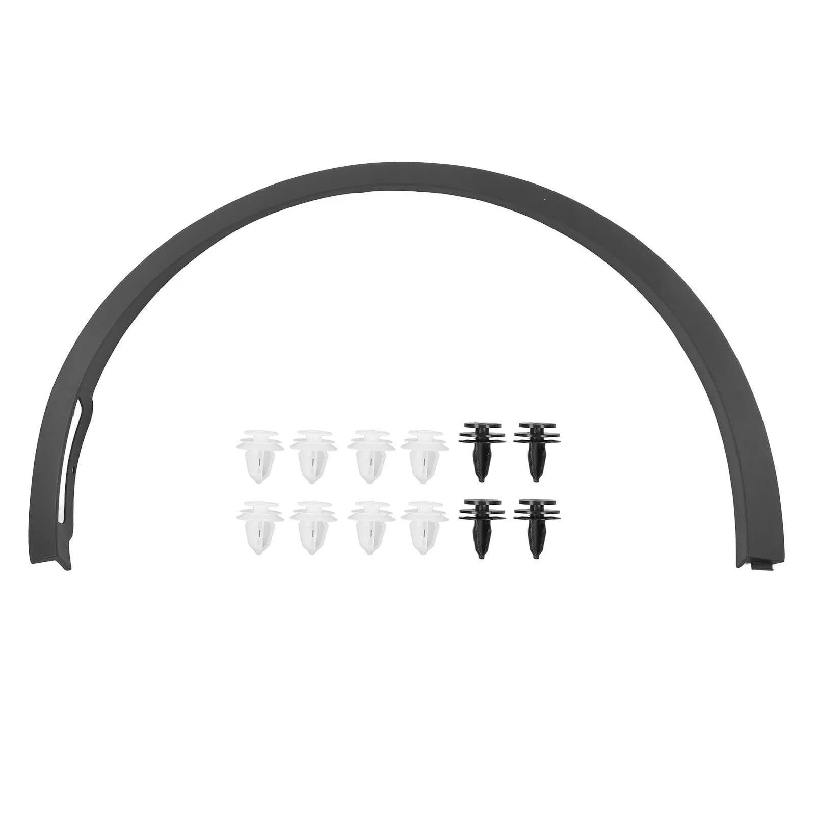 DYDGUTUFB Car Wheel Eyebrows 1pcs Car Side Fender Flare Wheel Molding Eyebrow Arch Flare Moulding Lip Trim Strip For Tesla For Model Y 2020-2023 Car Wheel Arch(Front Left)