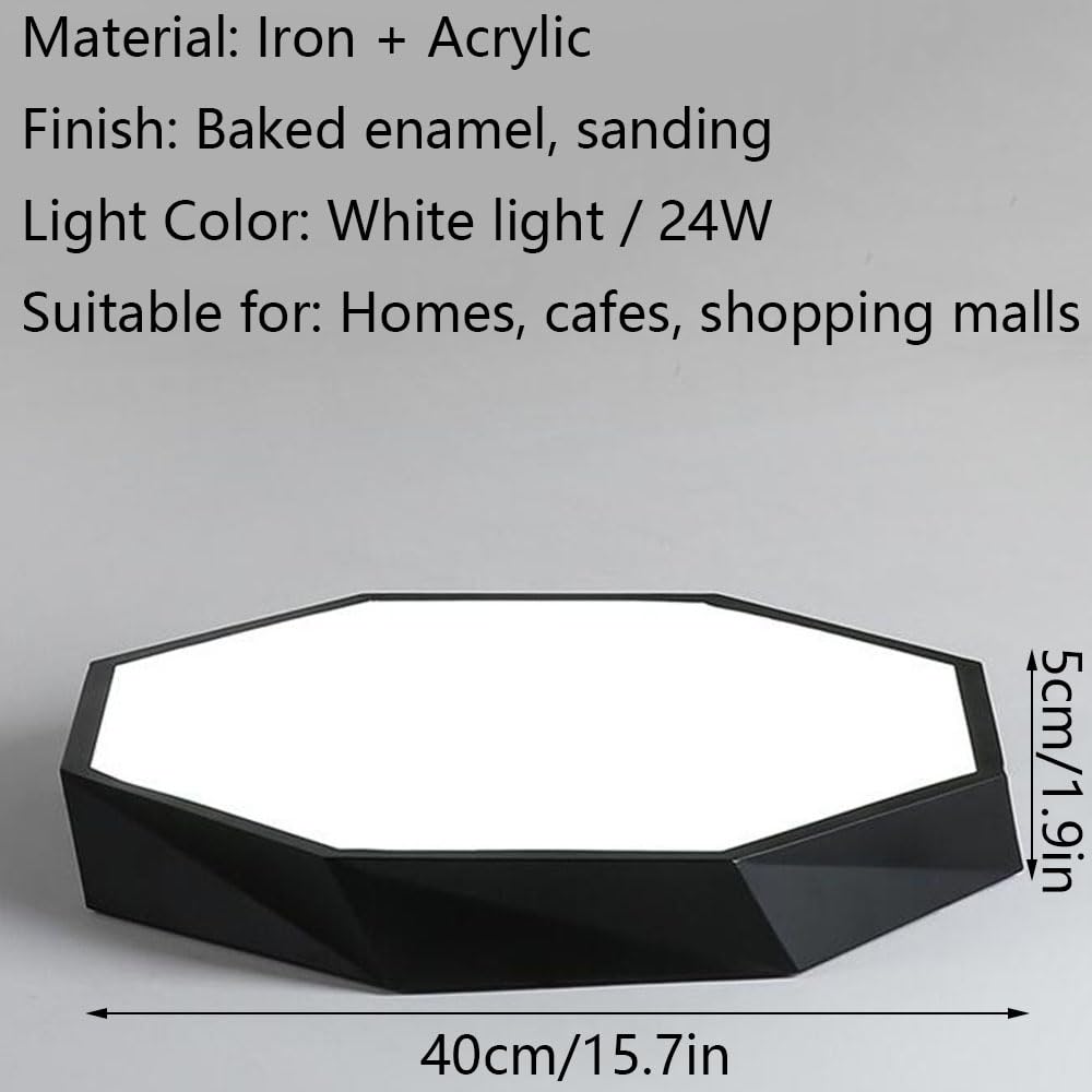 Paralume Minimalista Bianco Per Lampada Da Soffitto Plafoniera Rotonda