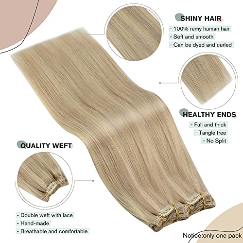 Image of Ugeat 24 Inch Clip in Hair Extensions for Women Highlights 7pcs 120g