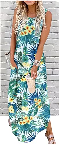 Image of CHUNTIANRAN Maxi Dresses for Women Summer Outfits Boho Beach Long Dresses Casual Sundresses Resort Wear for Women 2026