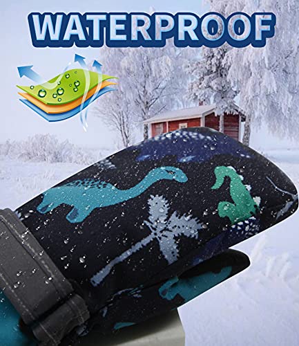 Duoyeree Waterproof Kids Mittens Gloves With Fleece Lined For Boys Girls Winter Snow Skiing Thick Insulated For Cold Weather #TOP2