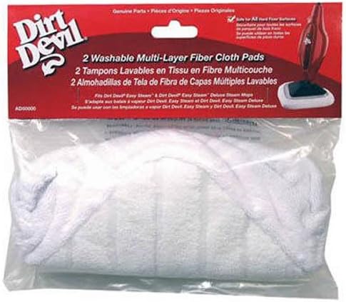 Dirt Devil Steam Mop Pads (2-Pack), AD50000