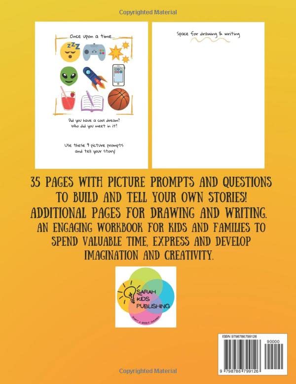 Once Upon a Time...Creative Storytelling Book for Kids 4+: A Picture Workbook with Prompts to Create and Practice Telling Own Stories, Express & ... A Large Engaging Notebook and Sketchbook. - Image 2