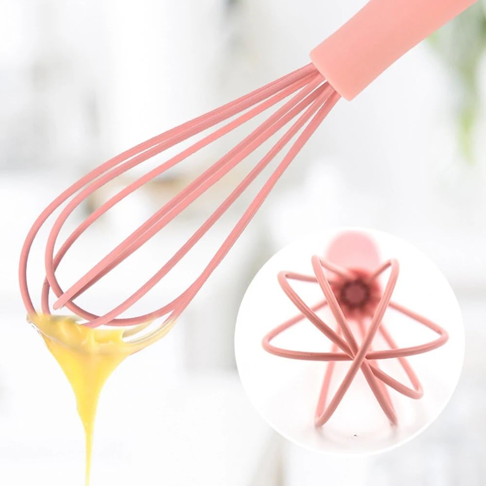 frusta da cucina Frullatore manuale antiruggine for uova frusta(Yellow)