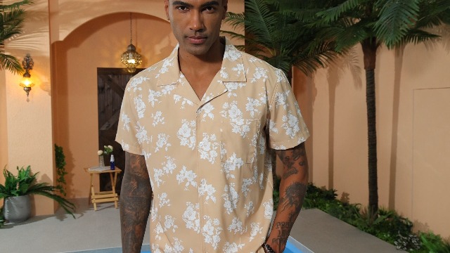 Camisa Hawaiana Floral Manga Corta Para Hombre | Cuotas Sin Interés