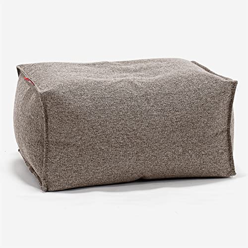Lounge Pug Puf Escabel de Lana Sintética