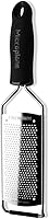 Microplane Gourmet Series Fine Grater for Hard Cheese, Parmesan, Citrus Zest & Ginger - Black