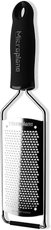 Microplane Gourmet Series Hard Cheese Grater (Fine, Black)