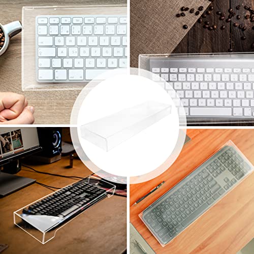 Clear Acrylic Keyboard Cover For Laptop, Cat Keyboard Cover Acrylic Keyboard Cover Protector, Rectangular Keyboard Dust Cover For Mechanical Gaming Keyboard (18 X 5.8 X 1.8 Inch) #TOP7