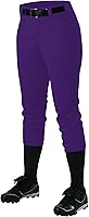 Vista 9 de Alleson Athletic Girls Belt Loop Fastpitch Pant Escarlata