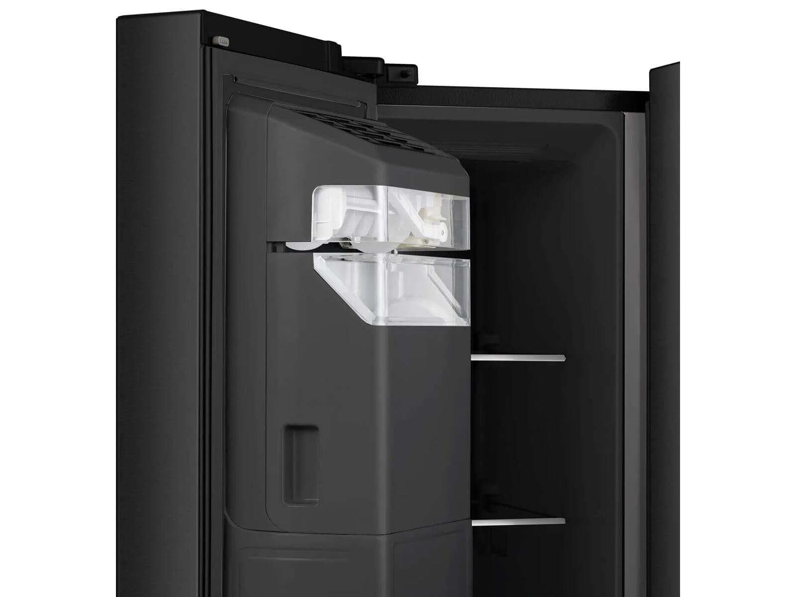 Hisense RS9P628GPFE frigorifero con congelatore indipendente / 614L/ 38dB/ EEK: E/ConnectLife Hub/Dispenser di ghiaccio e acqua/Protezione antibatterica/Message Board/Grande capacità, L x P x P: 91 ×