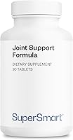 Vista 1 de Supersmart - Fórmula de apoyo articular - con glucosamina, condroitina, ácido hialurónico y MSM Sin OMG y sin gluten - 90 tabletas