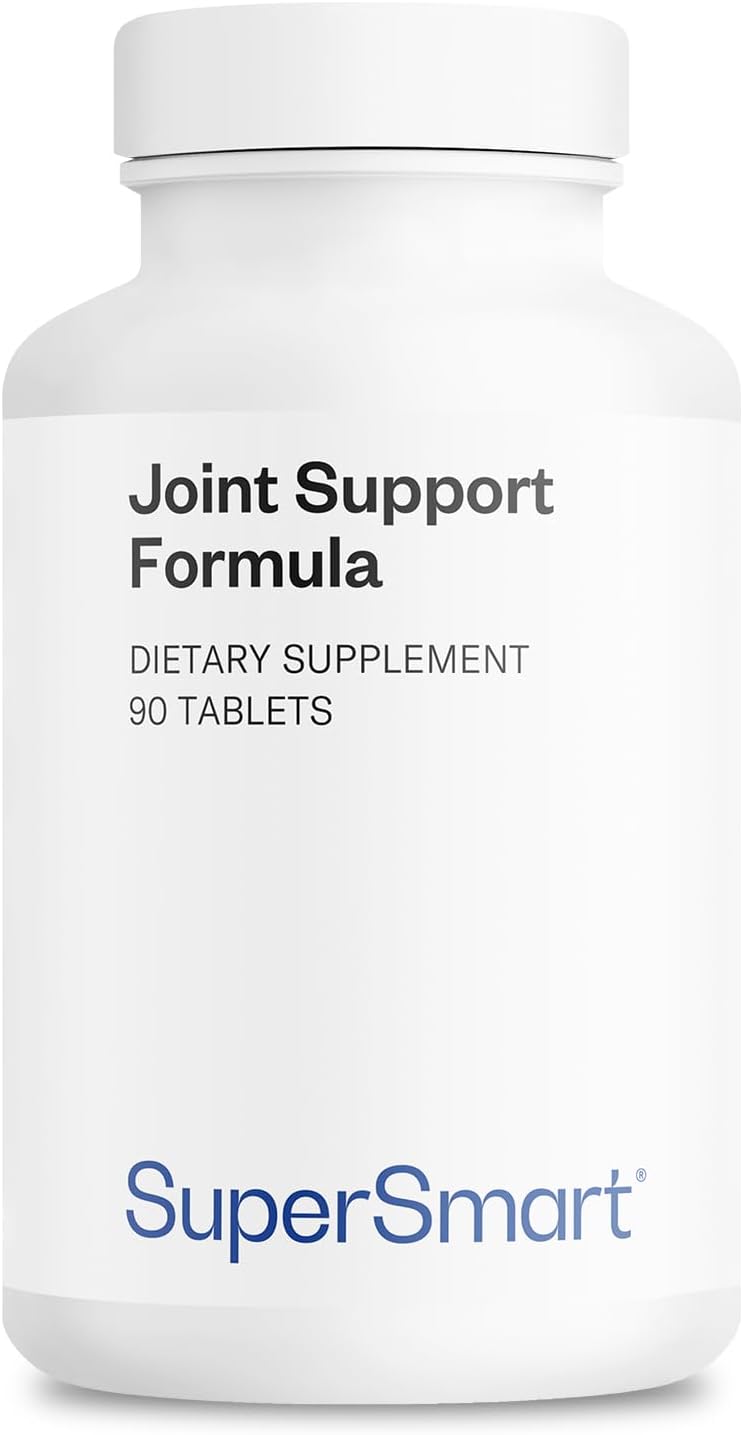 Supersmart - Joint Support Formula - with Glucosamine, Chondroitin, Hyaluronic Acid & MSM | Non-GMO & Gluten Free - 90 Tablets