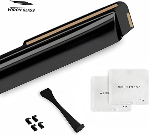 Miniatura 6 de Voron Glass Protectores de lluvia extra duraderos en canal para Honda Passport 2019-2023, deflectores de ventana, viseras de ventana de ventilación,