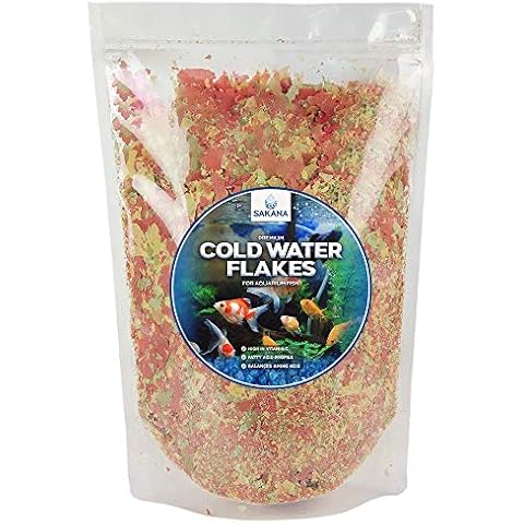 SAKANA Cold Water Flakes for Fish Cover