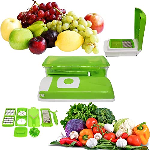 NICER DICER PLUS KIT CORTADOR FATIADOR PROCESSADOR DE ALIMENTOS MULTI-USO PARA FRUTAS LEGUMES E VERDURAS