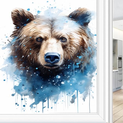 Vinilo decorativo para ventana 17.7x23.6 pulg estilo vidrio miniatura 1