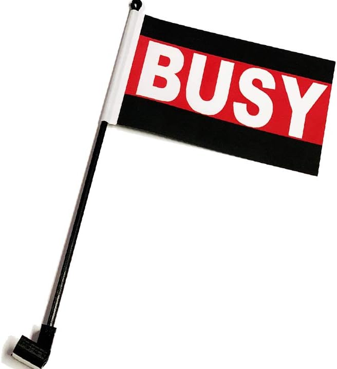 Busy Desk Flag Up/Down Flip Clip Pomodoro Status Alert for Office