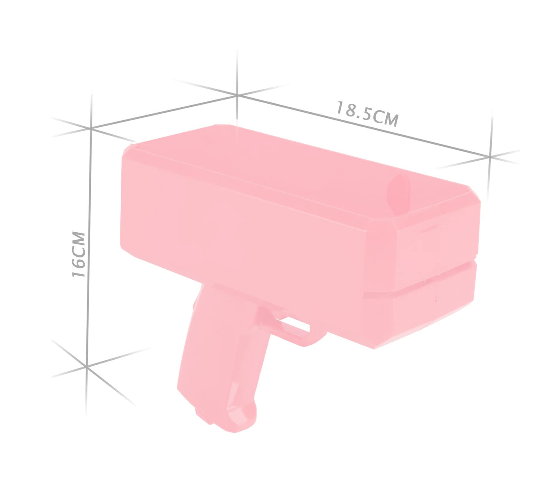 Scratch Lover Money Gun (Rosa) con 100 x 100 Dólares Billetes Scratch Cash (Dinero para Jugar)