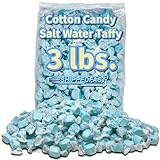 ShippedFast Cotton Candy Salt Water Taffy, 3lbs (Net Wt. 48oz...