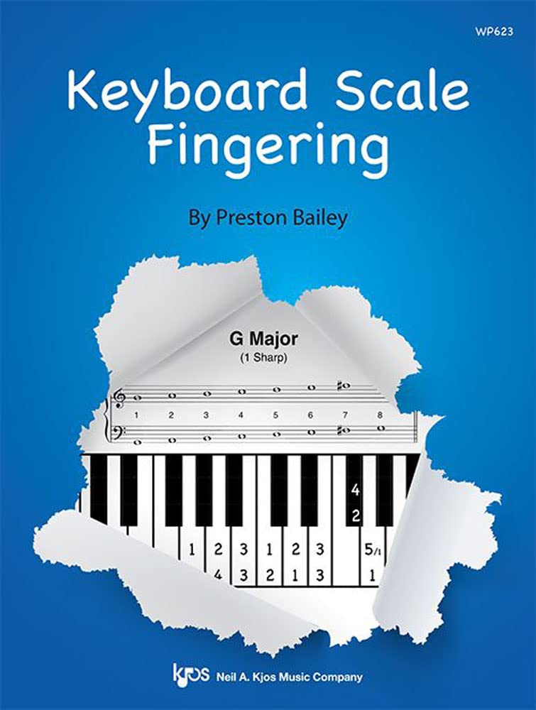 WP623 - Keyboard Scale Fingering - G Major
